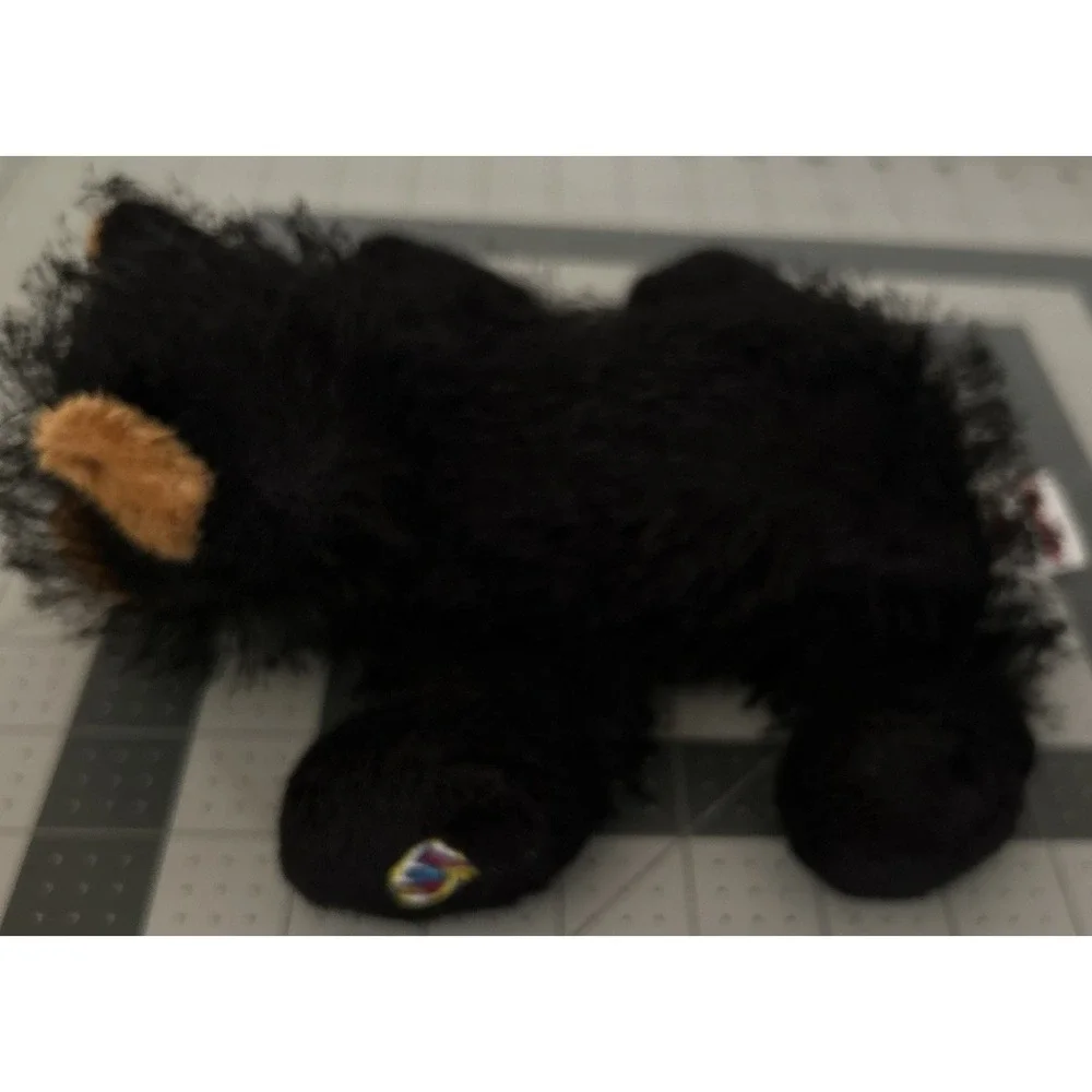 Ganz Webkinz Lot of 2 HM004 Black Bear HS031 Leopard Soft Plush Stuffed Animals